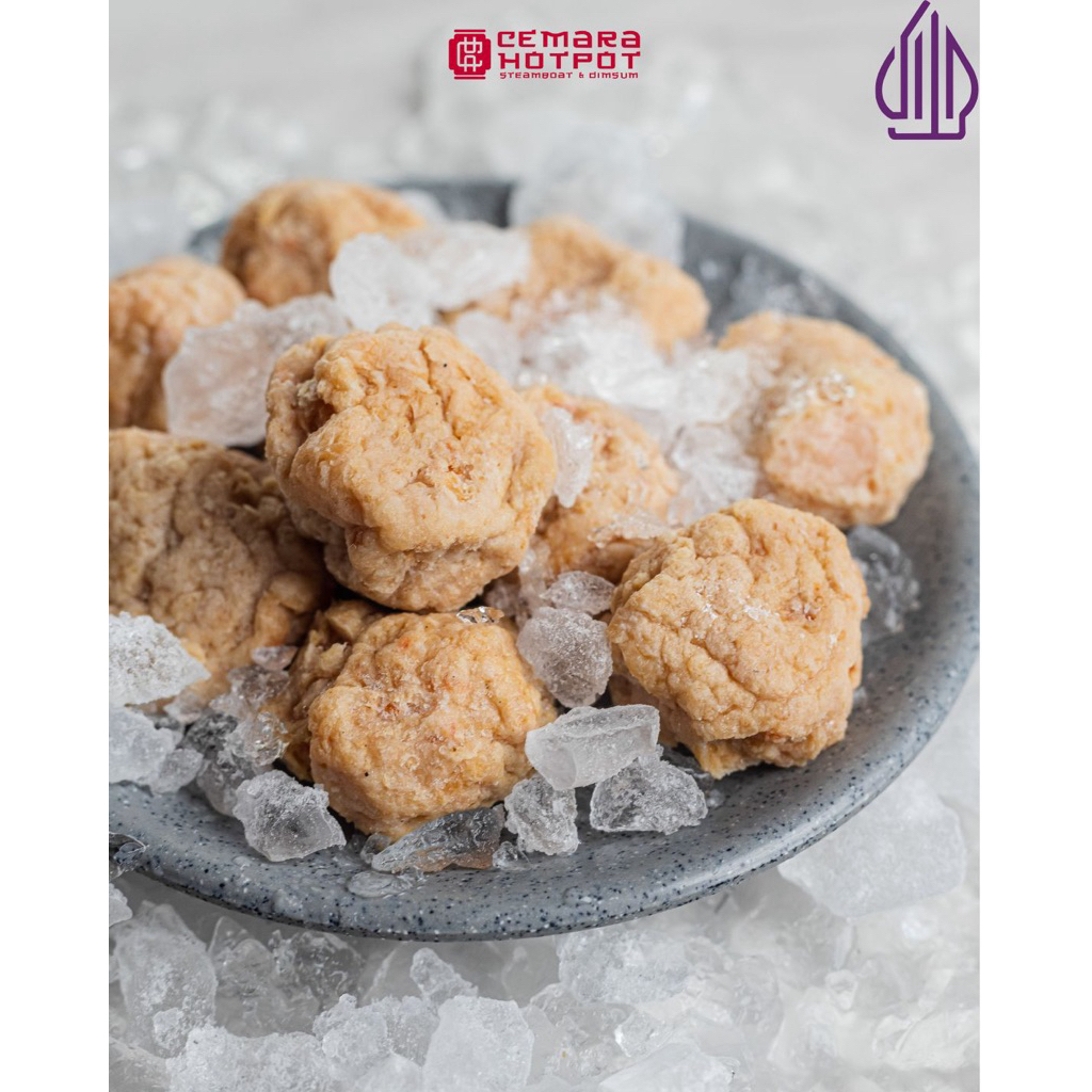 

CEMARA HOTPOT - Bakso Udang Homemade Frozen Halal 500grm