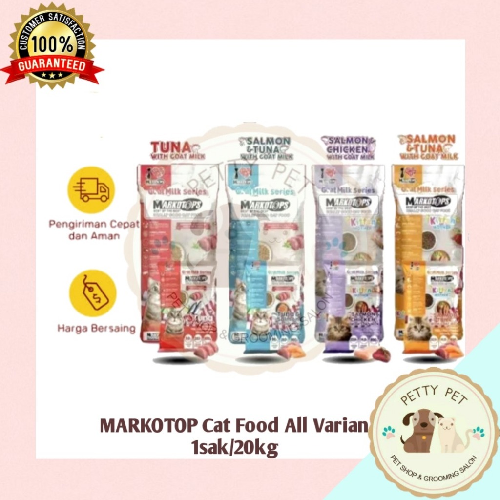 Markotop cat food all varian 1 sak 20 kg