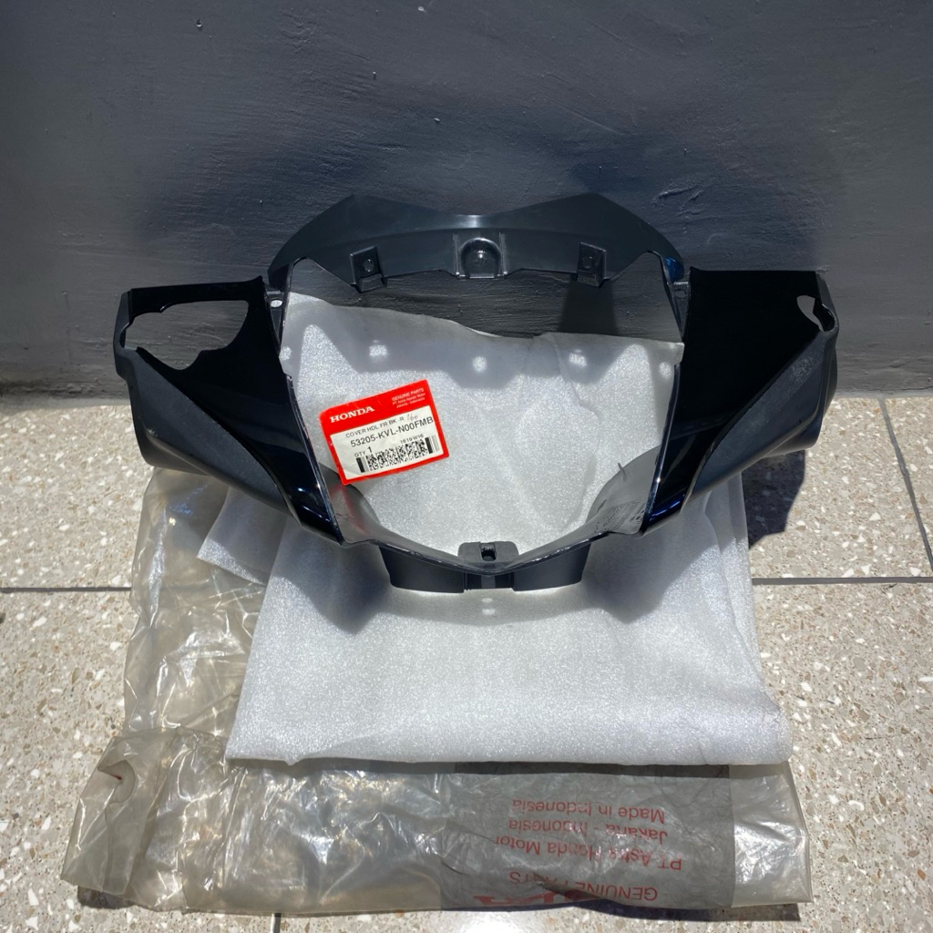 53205 KVL N00FMB COVER BATOK LAMPU DEPAN SUPRA X125 BATMAN NEW HITAM ORIGINAL AHM