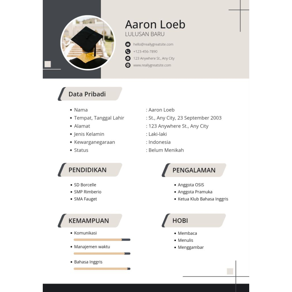 JASA PEMBUATAN CV DAN SURAT LAMARAN KERJA