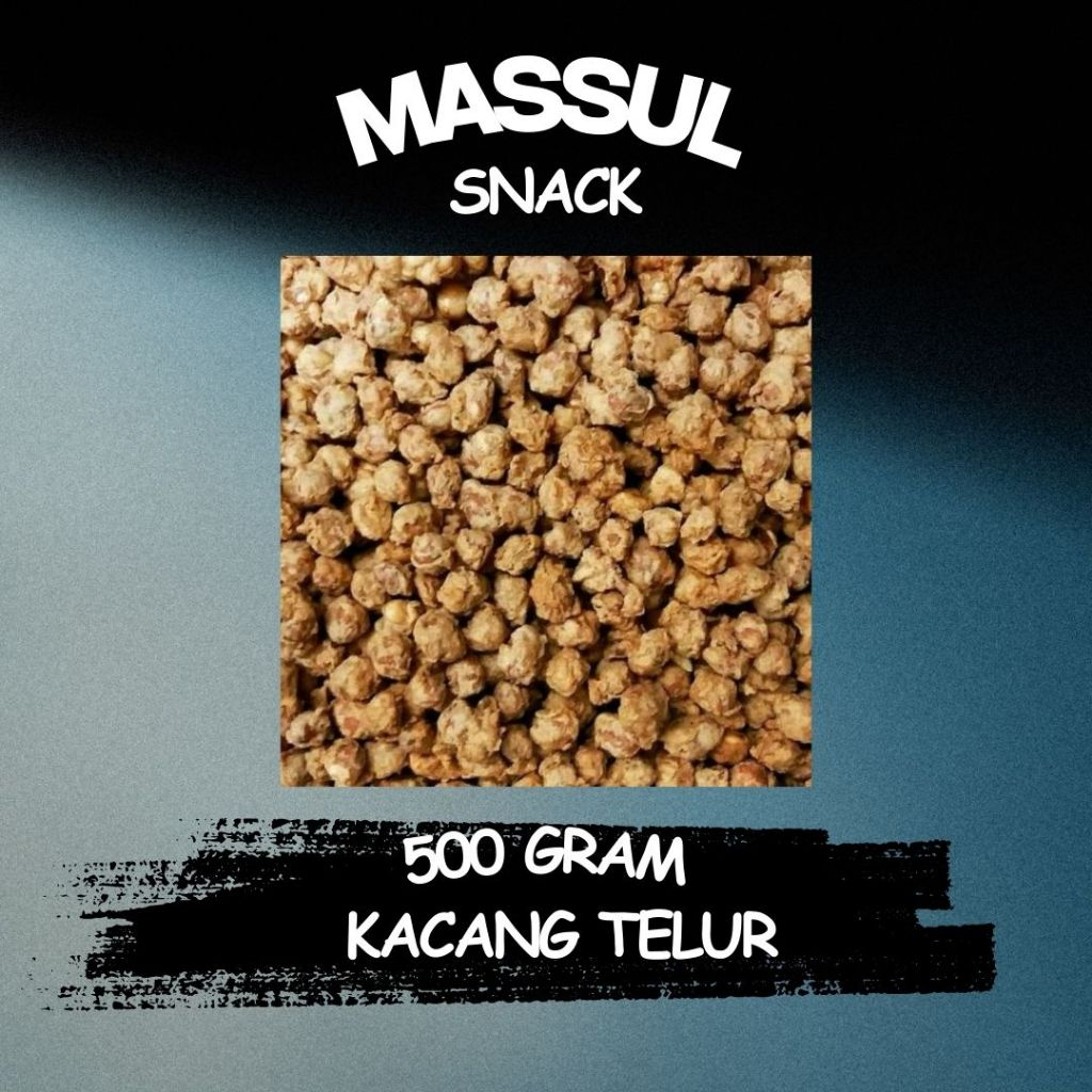 

[500 gram] Kacang Kribo Telor Medan Bikin Nagih