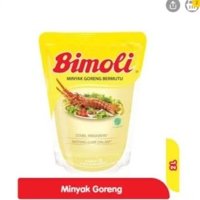 

Minyak goreng Bimoli 2 liter