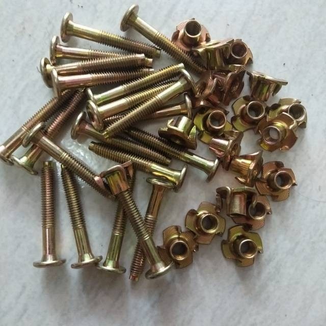 Mur cakar dan baut M6 x 4 cm M6x40mm JCBC / Baut Spiker