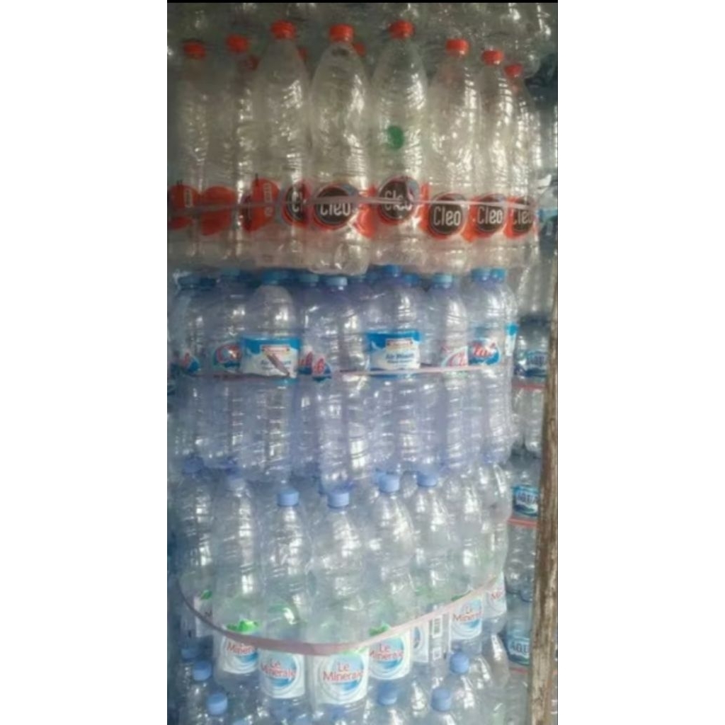 botol bekas/botol plastik kecil isi 10 botol kecil