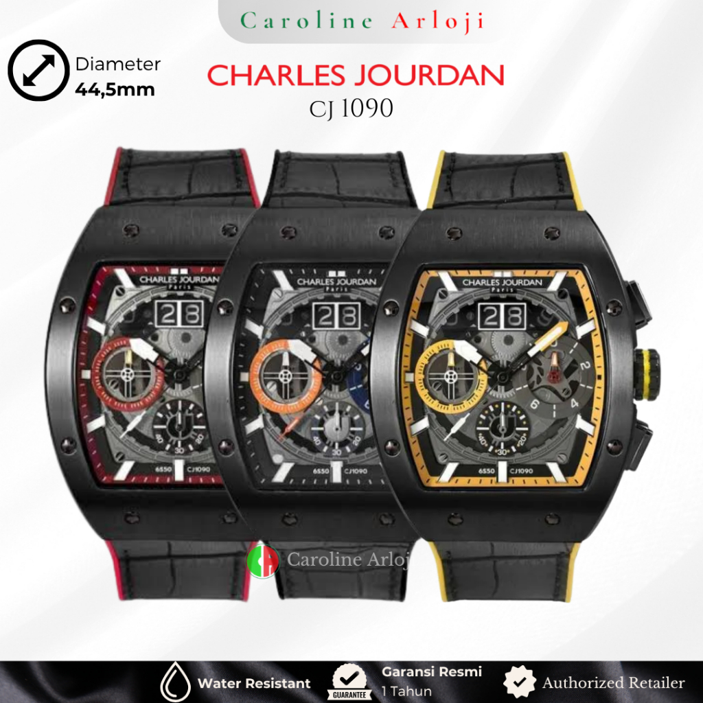 Jam Tangan Pria Wanita Charles Jourdan CJ1090 / CJ 1090 Original Garansi Resmi