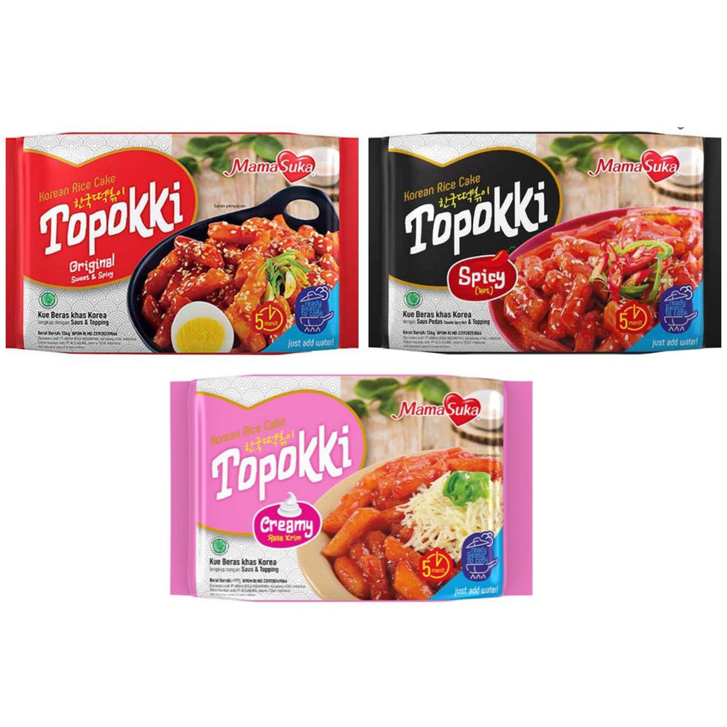 

MamaSuka Topokki Original spicy creamy mama suka