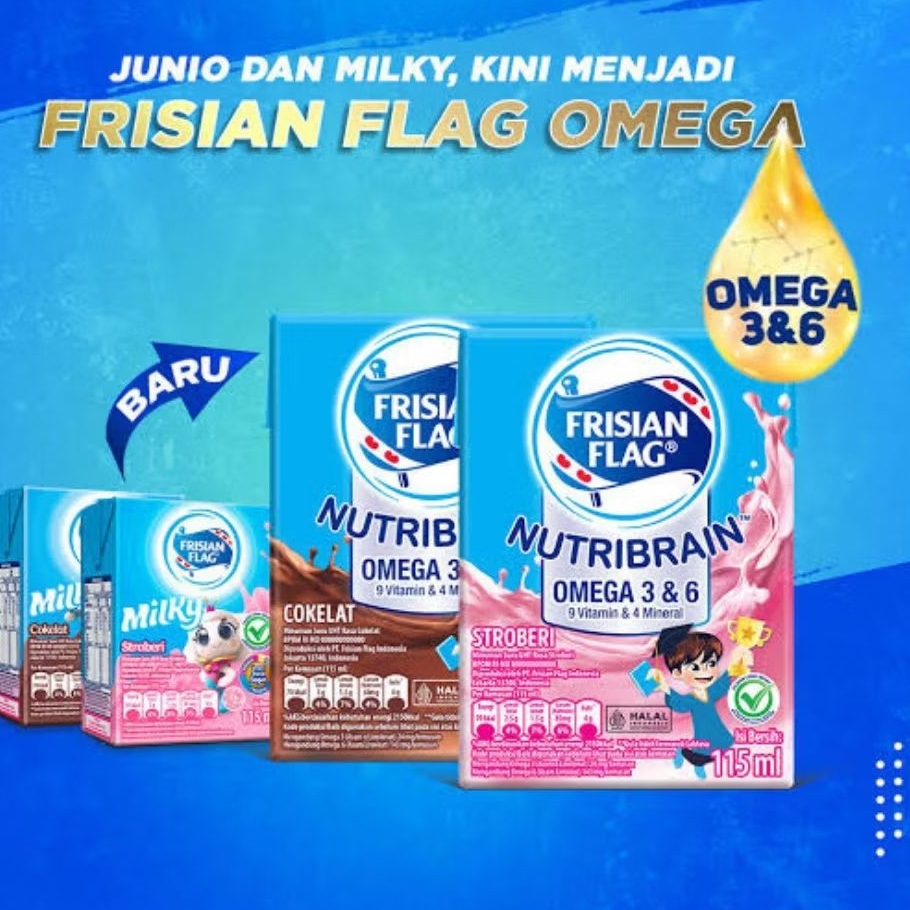 

UHT FRISIAN FLAG Junio Nutribian - 115 ML (ISI 36pcs /KARTON)