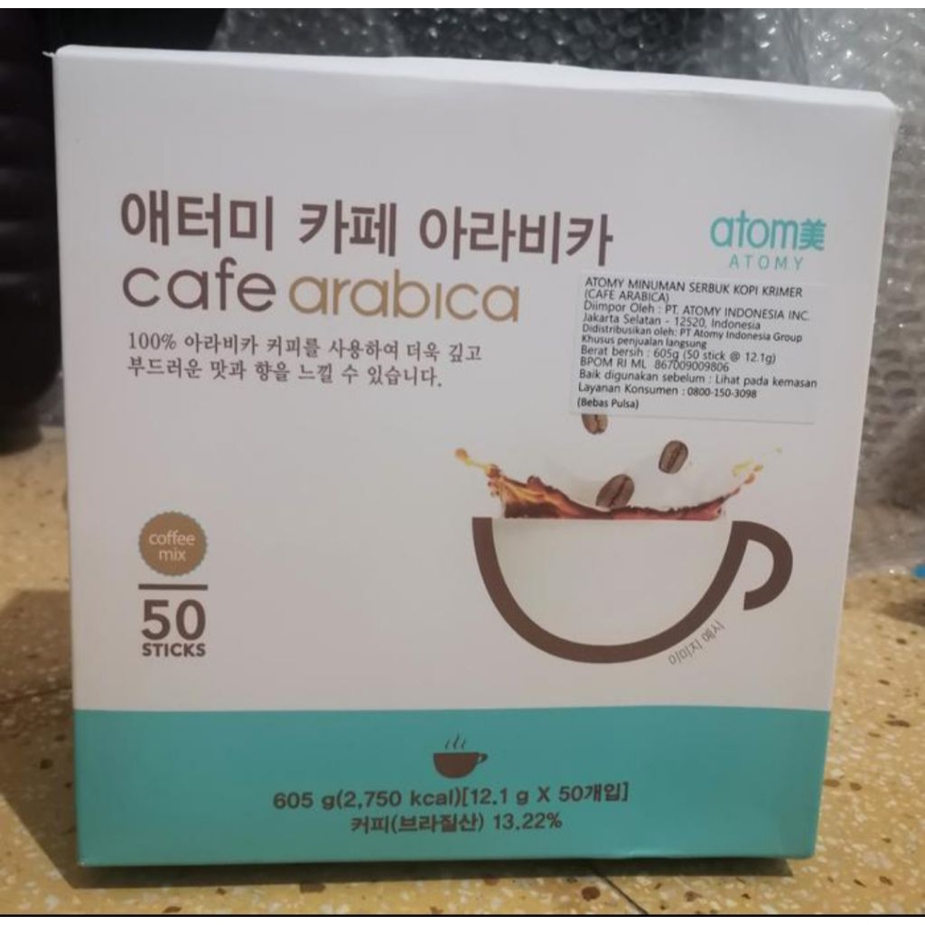

CAFE ARABICA 50 Stick kopi arabica aman dilambung exp.2027