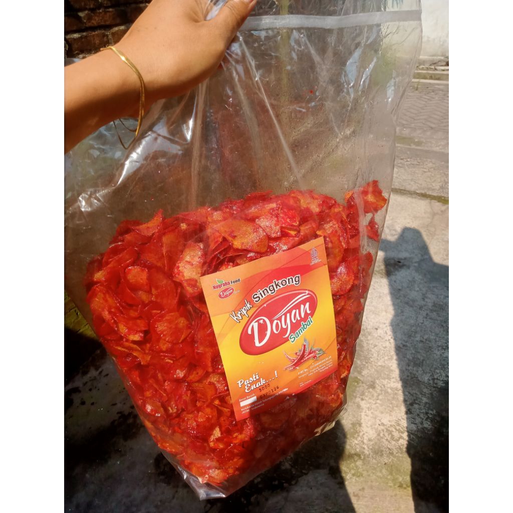 

kripik singkong sambal pedas manis 500 gram