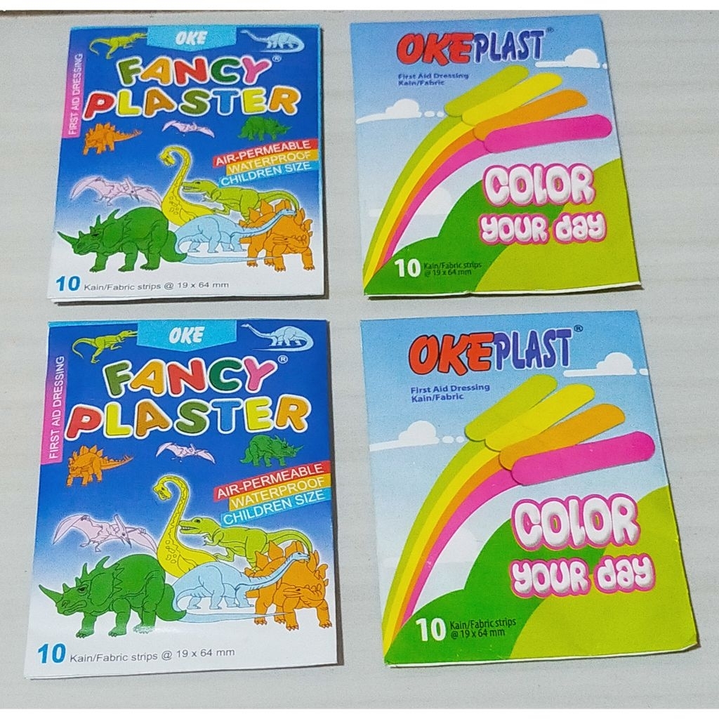Okeplast Fancy Plaster Anak Karakter ( 1 Amplop isi 10 Strips )