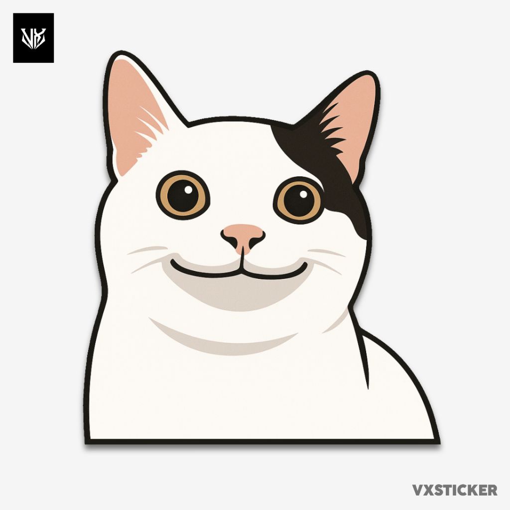 

Stiker/Sticker Kucing Lucu #04 VXSTICKER