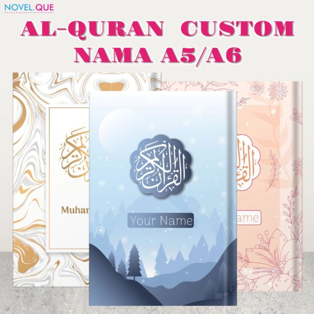 Al Quran A5/A6 Terjemah Non Terjemah Custom Nama Rekomendasi Hadia Quran Hafalan