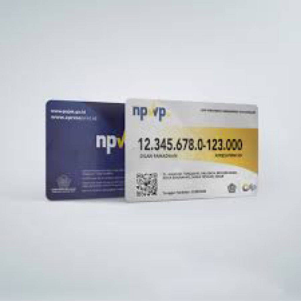 Cetak Kartu Fisik Npwp | Bahan Pvc Tebal | Anti Luntur