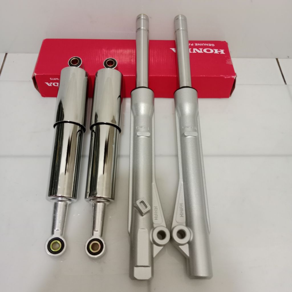 Sok depan + Belakang GN5 honda Supra tromol Lagenda Supra Fit tromol
