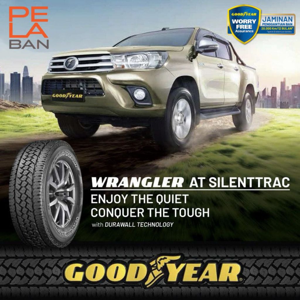 Ban Goodyear AT 265 65 R17 Wrangler SilenTrac AT 265 65 17 Huruf Putih