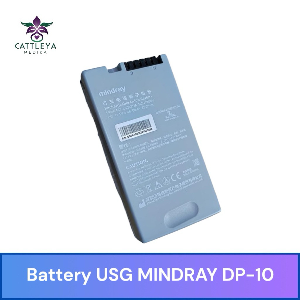 BATRE / BATTERY USG MINDRAY DP-10 / BATERAI USG DP-10 MINDRAY DOOPLER