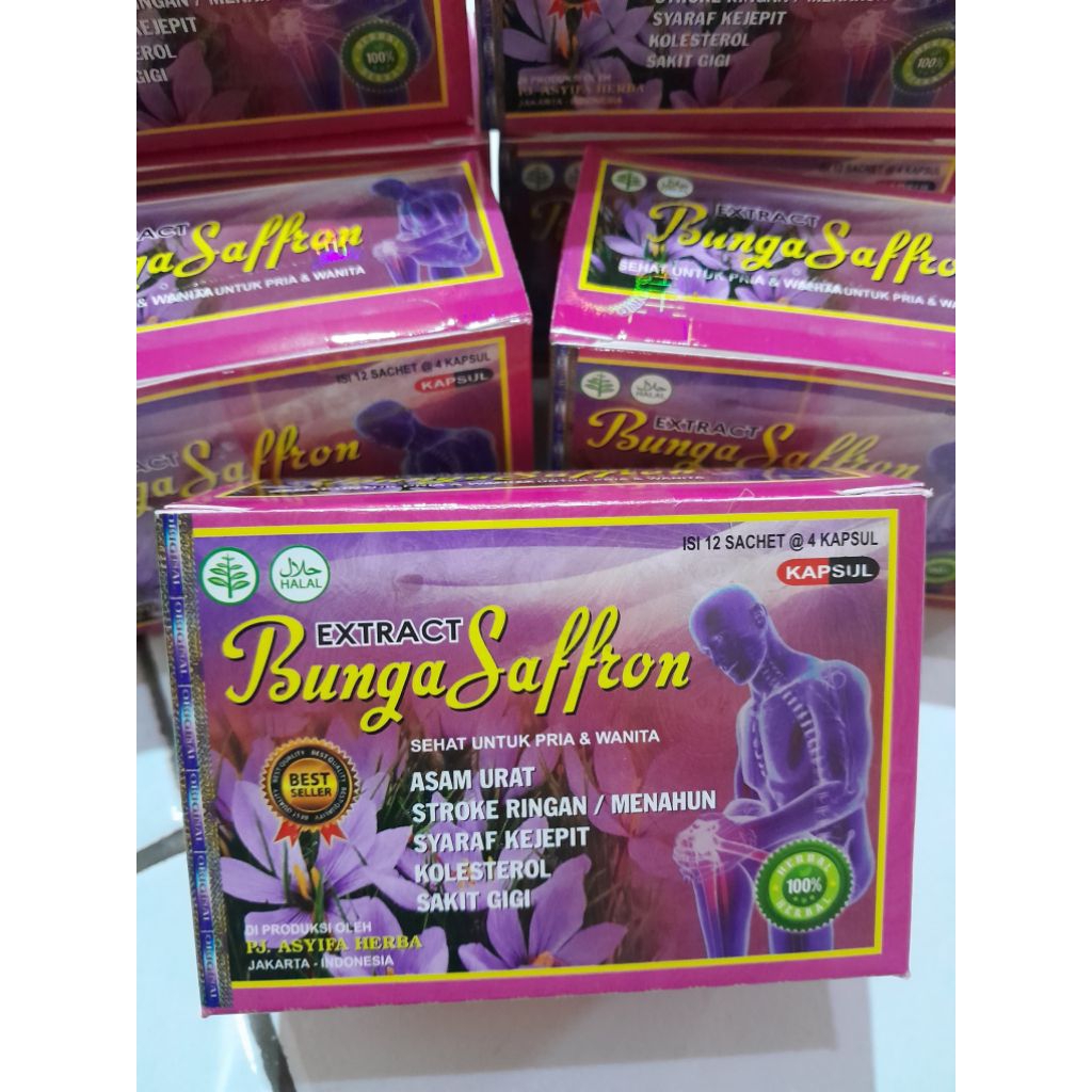 kapsul bunga safron