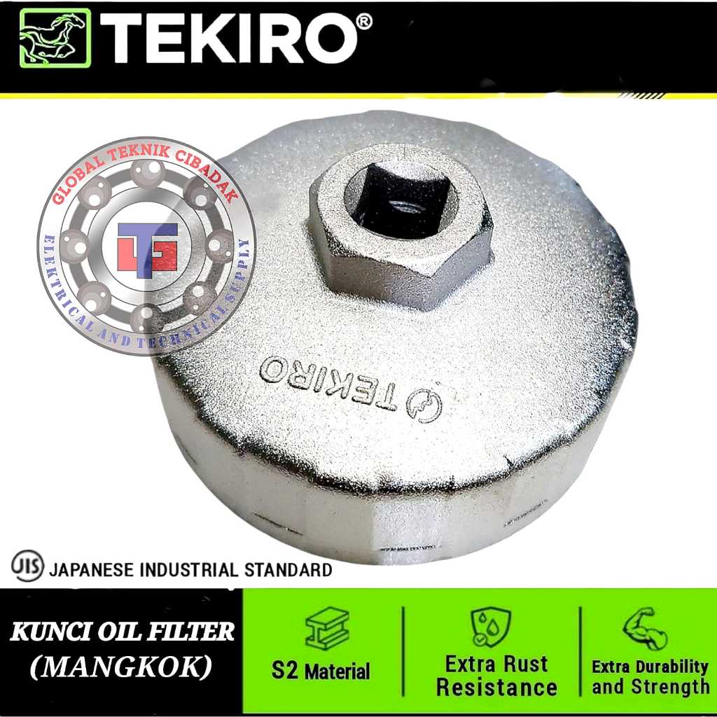 Kunci Oil Filter Mangkok Tekiro - Oil Filter Wrench Bowl - Kunci Pembuka Oil Filter Jenis Mangkok