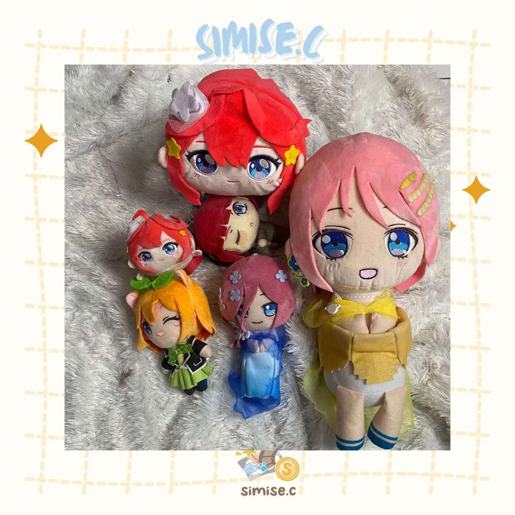 Gotoubun No Hanayome Keychain / Boneka 5-toubun no Hanayome / The Quintessential Quintuplets