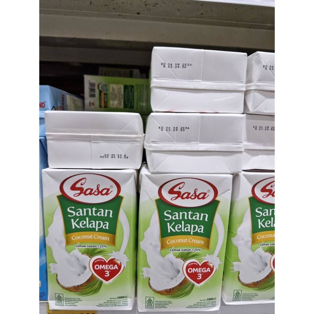 

Sasa Santan Kelapa Cair 1L Kotak