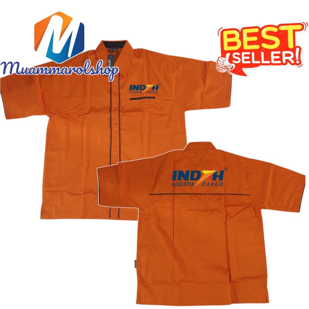 kemeja indah cargo kemeja logistik bordir