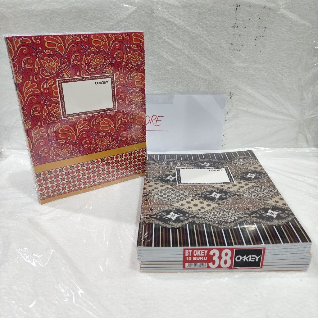 

1 Pak Buku Tulis Kwarto Motif Batik 38 Lembar