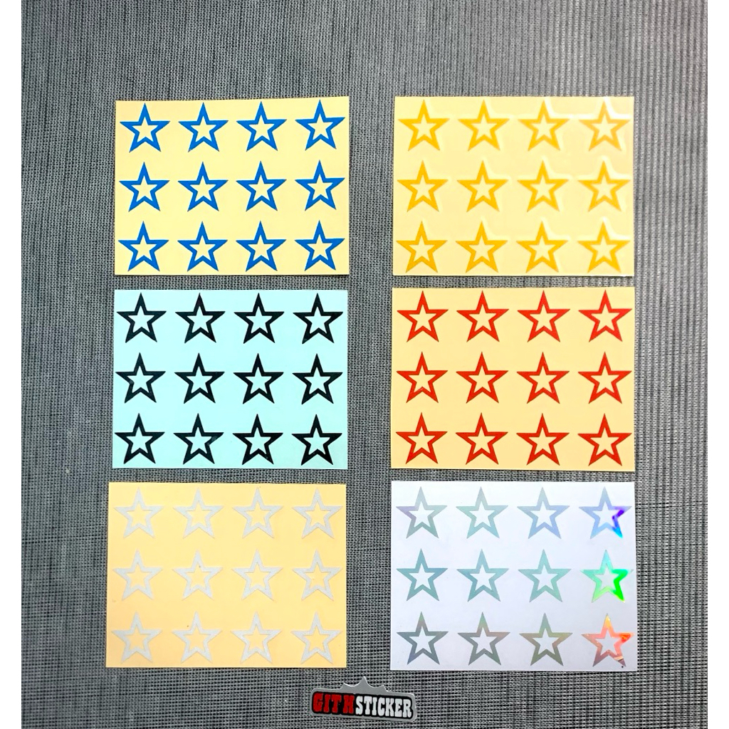 

STICKER BINTANG STAR STIKER CUTTING