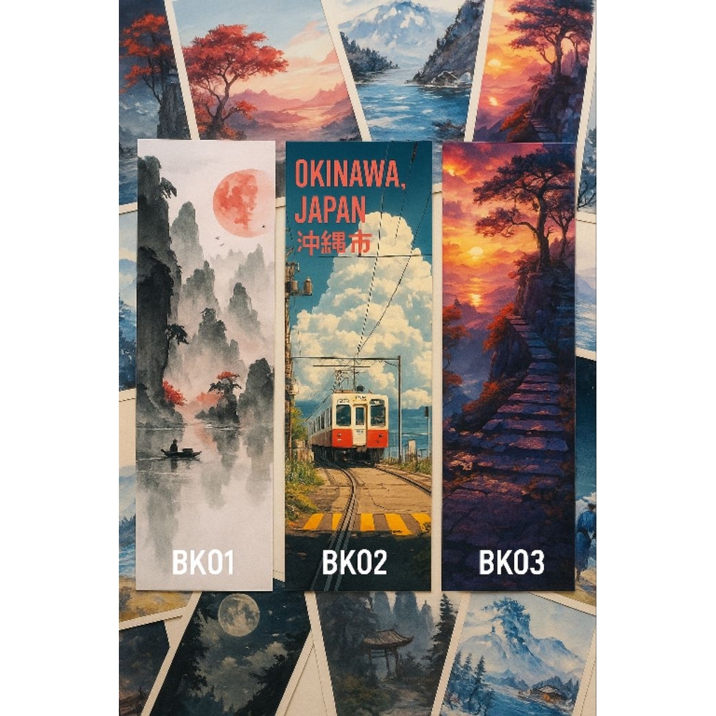 

Bookmark Aesthetic Jepang Anime | Pembatas Buku