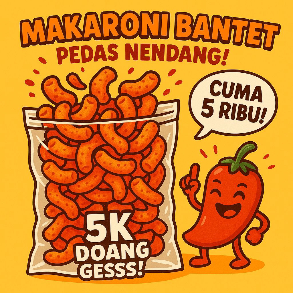 

MAKARONI BANTET EXTRA PEDAS