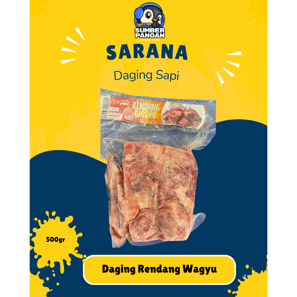 

Sarana Daging Rendang Wagyu 500gr