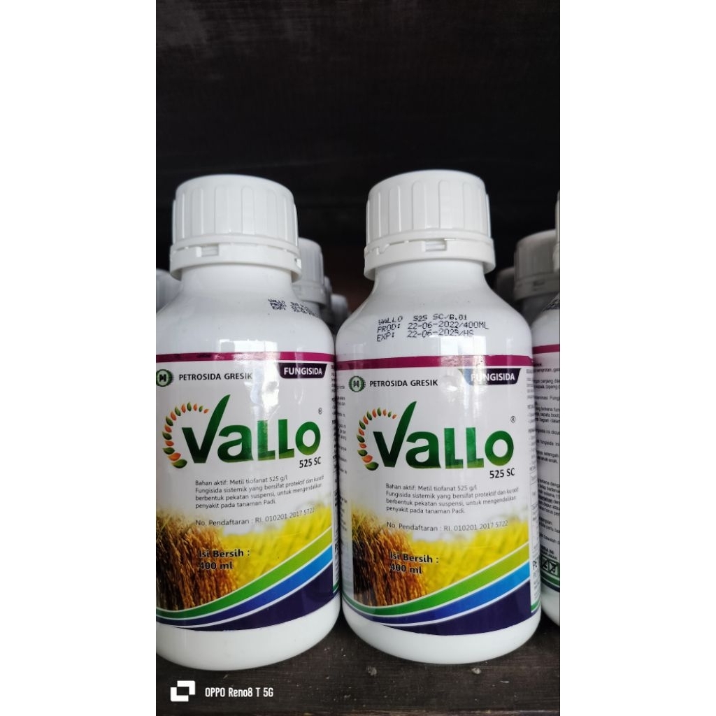 FUNGISIDA VALLO 525sc fungisida pengendalian penyakit pada tanaman padi