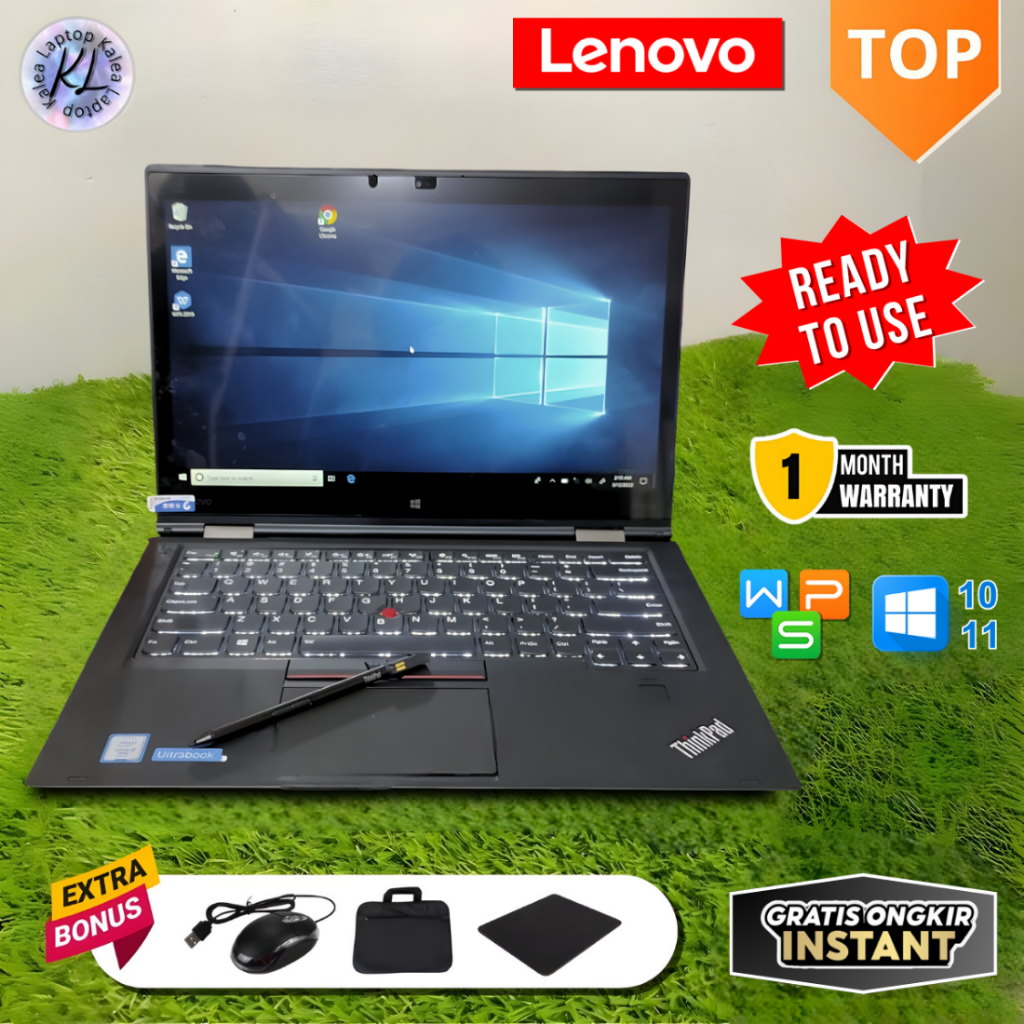 Laptop LENOVO THINKPAD X1 YOGA CORE I5GEN6, RAM 8 SSD 256 TOUCHSCREEN MULUS NO MINUS