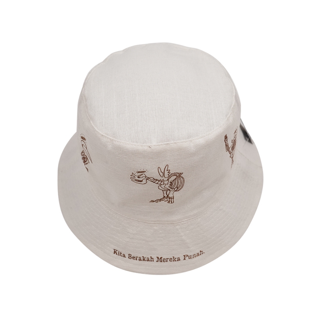 Dagadu Topi Reversible Bucket Hat Generasi Bersuara - Punah
