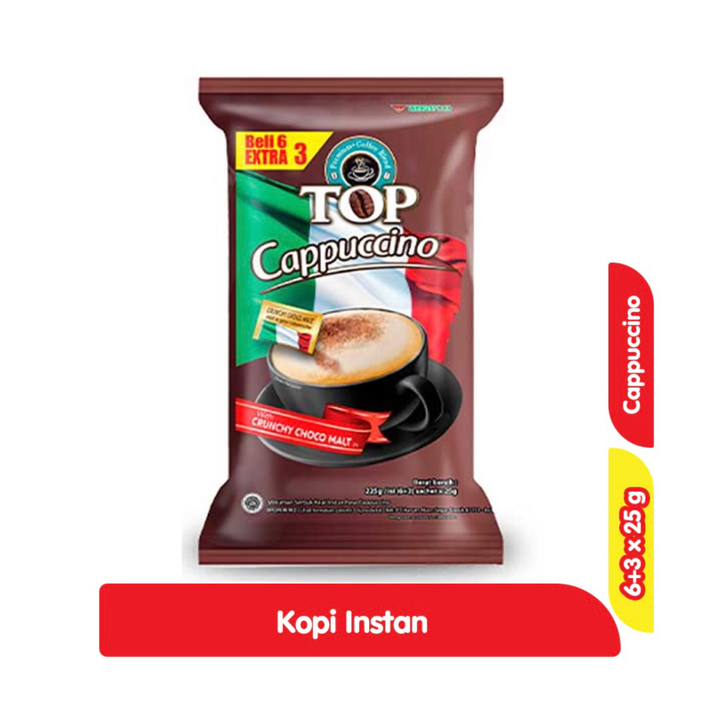 

Top Coffee Cappuccino 6+3 x 25gr