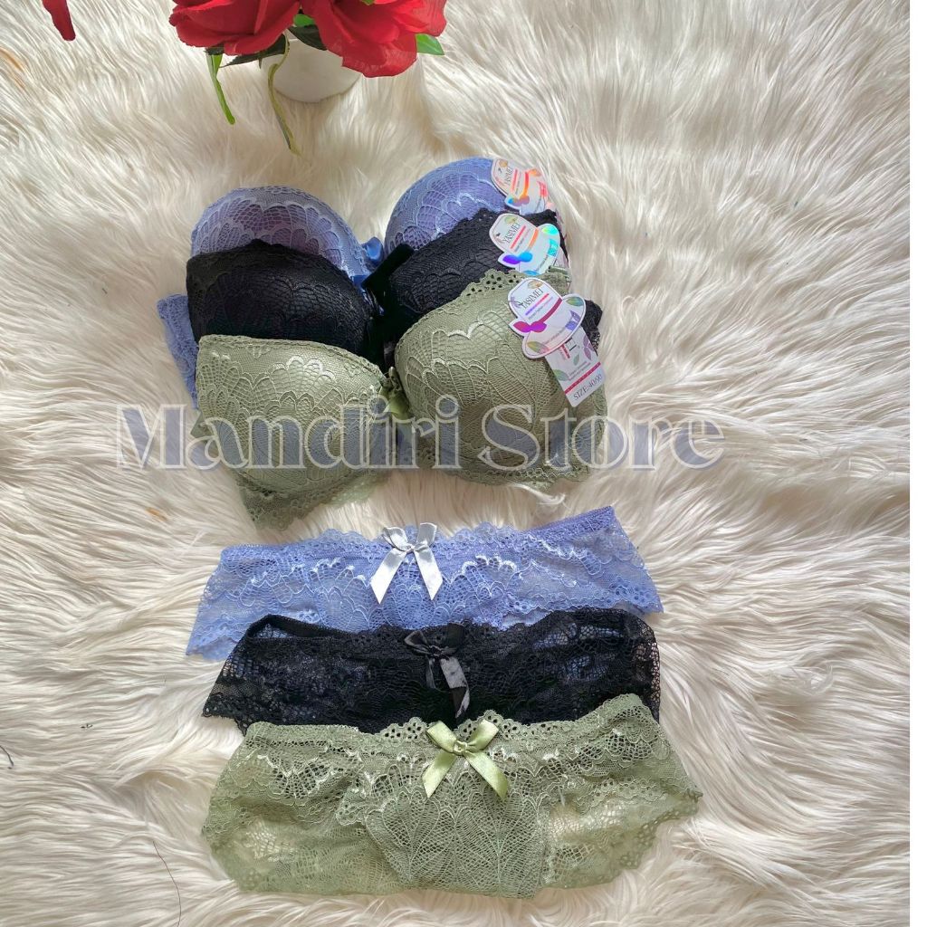 BRA SET IMPORT SETELAN BRA DAN CD KUALITAS PREMIUM ISI 3 PCS