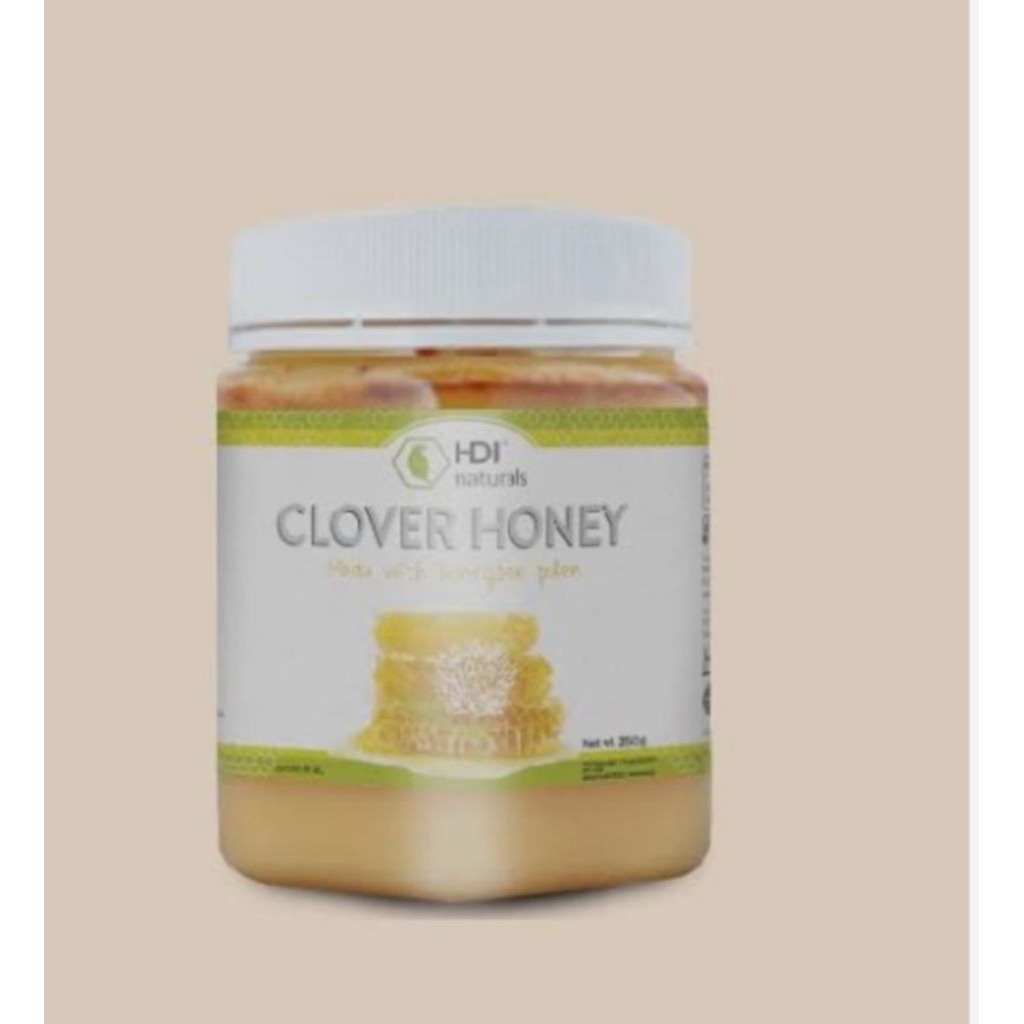 

madu clover honey 250gr exp 2028 free sendok kayu