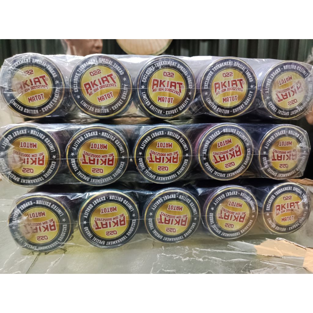 GELASAN Matot / MERK AKIAT / Size 0.22 / Isi 10pcs