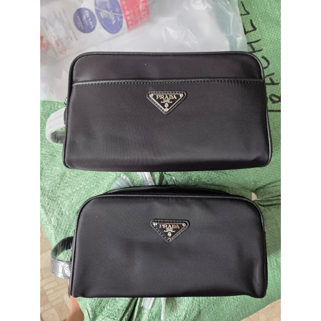 Tas Pouch bag prada pria wanita re nylon tas handbag pria wanita tas tangan pria wanita