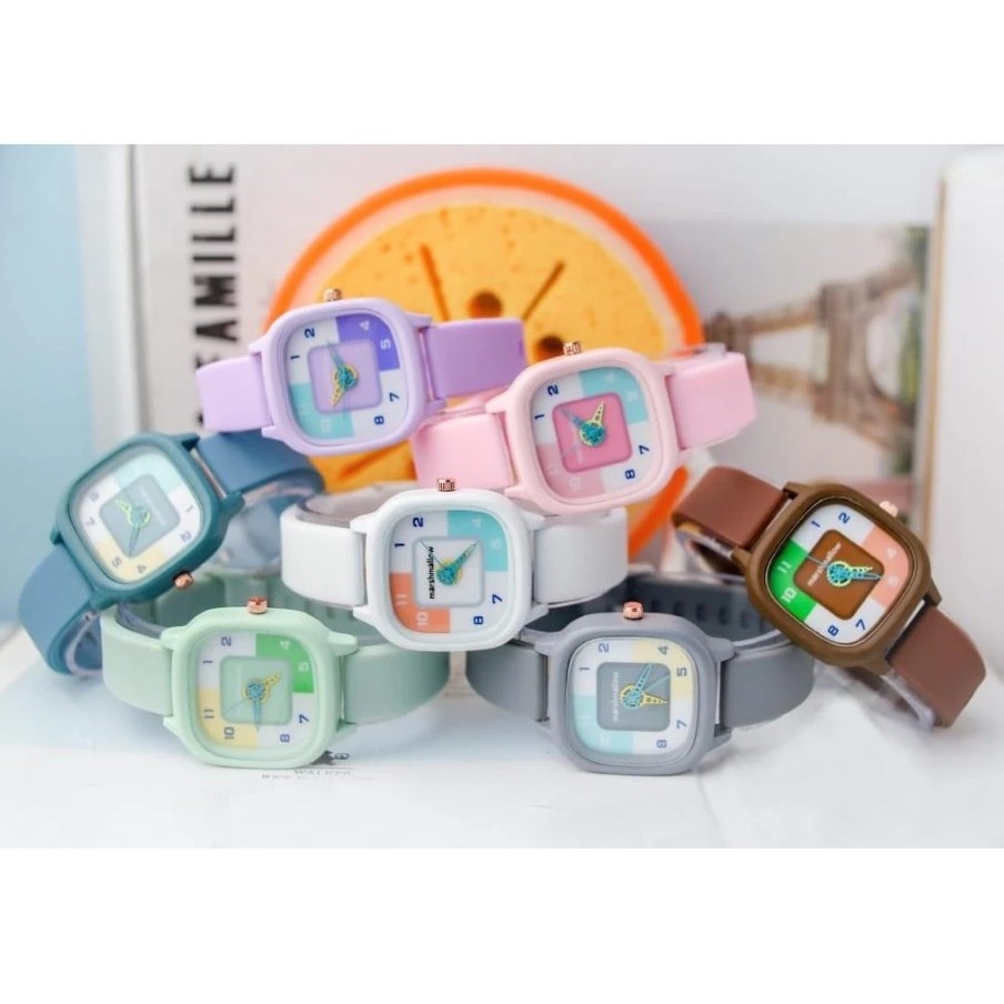 Q21 Jam Tangan Quartz Retro Casual Ulzzang Watch Korean Fashion