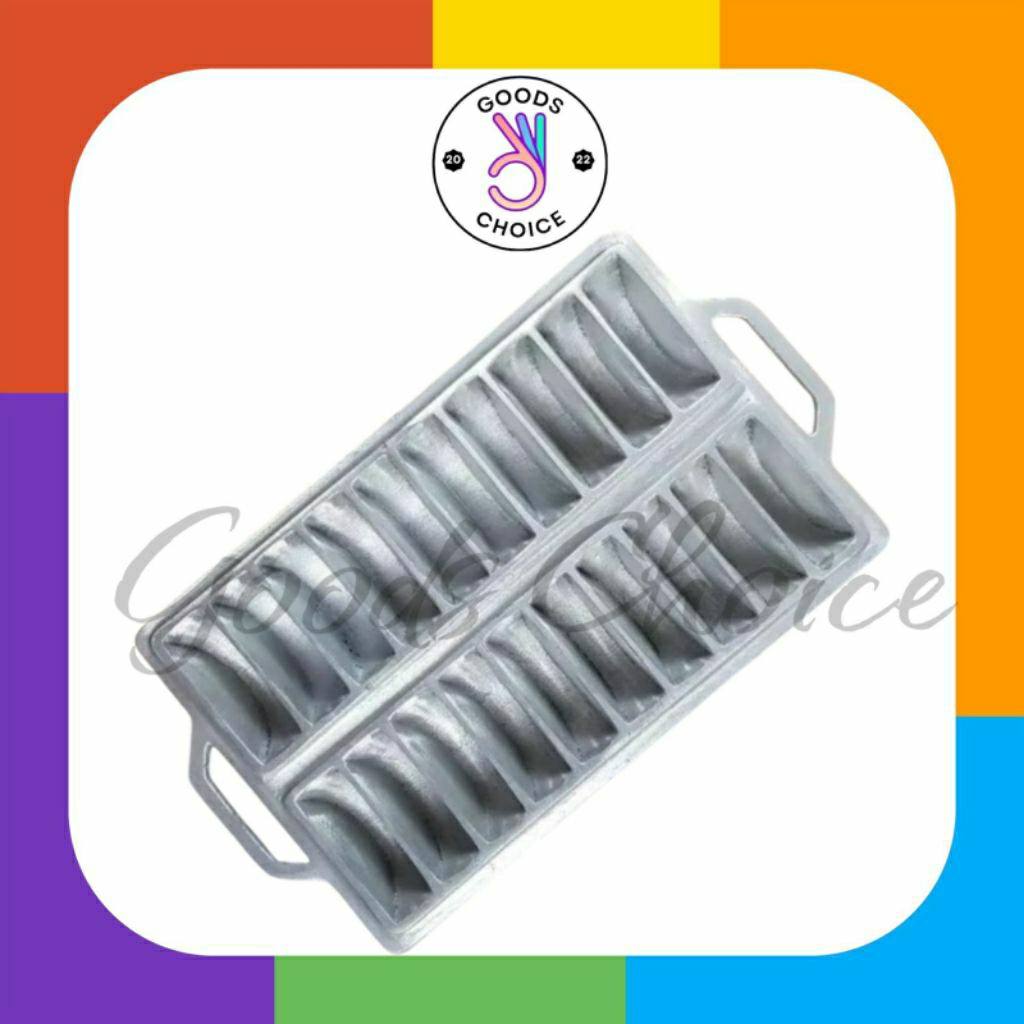 Cetak Pancung 20Lbg + Ttp / Cetakan Kue Pancong Alumunium Tebal / Cetak Kue Pukis