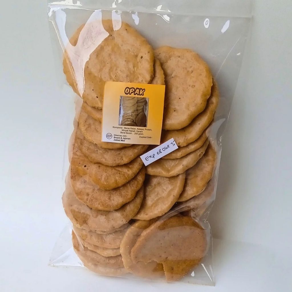 

Opak Ketan 200 gram ( asin )