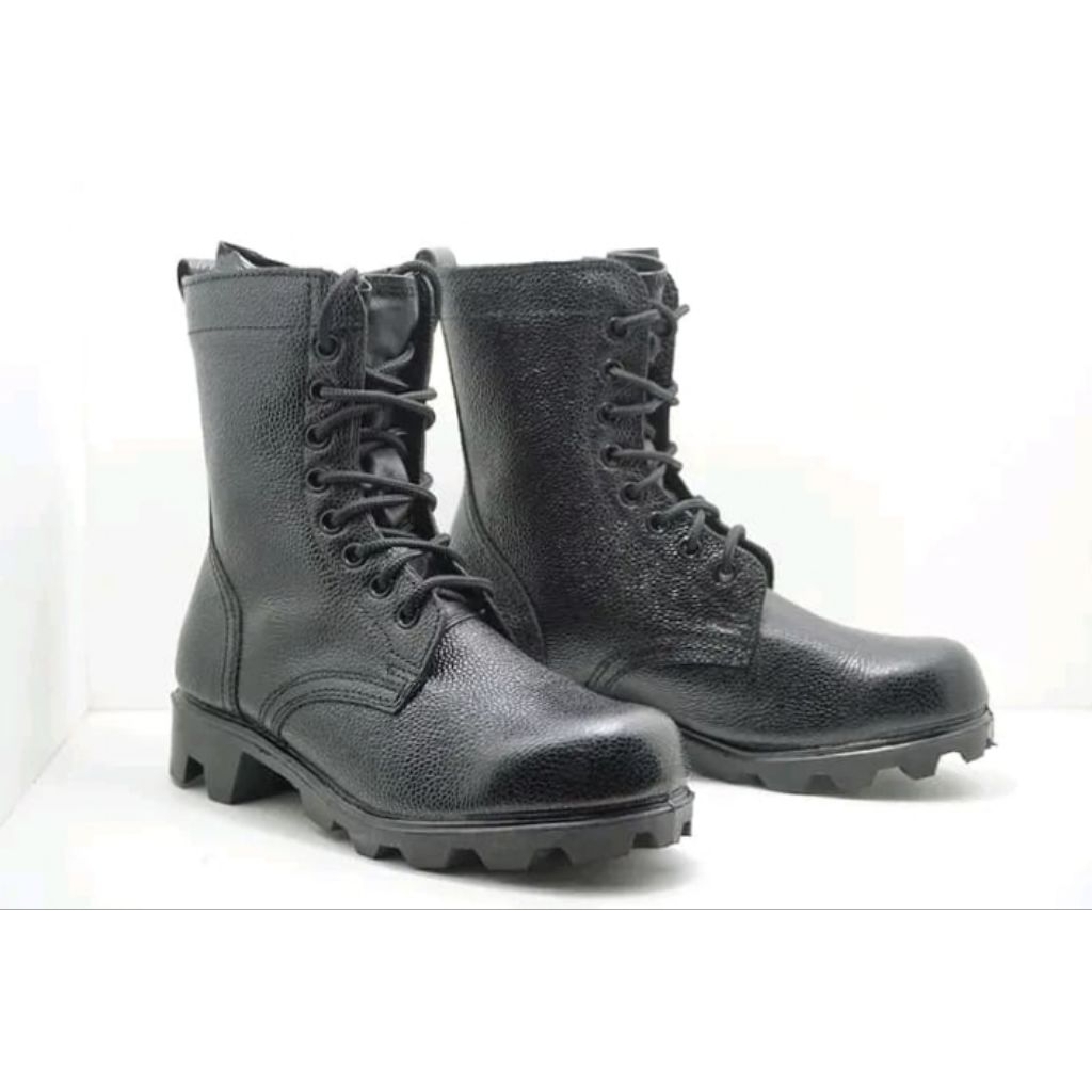 Sepatu PDL Kulit jeruk sol kaki radial