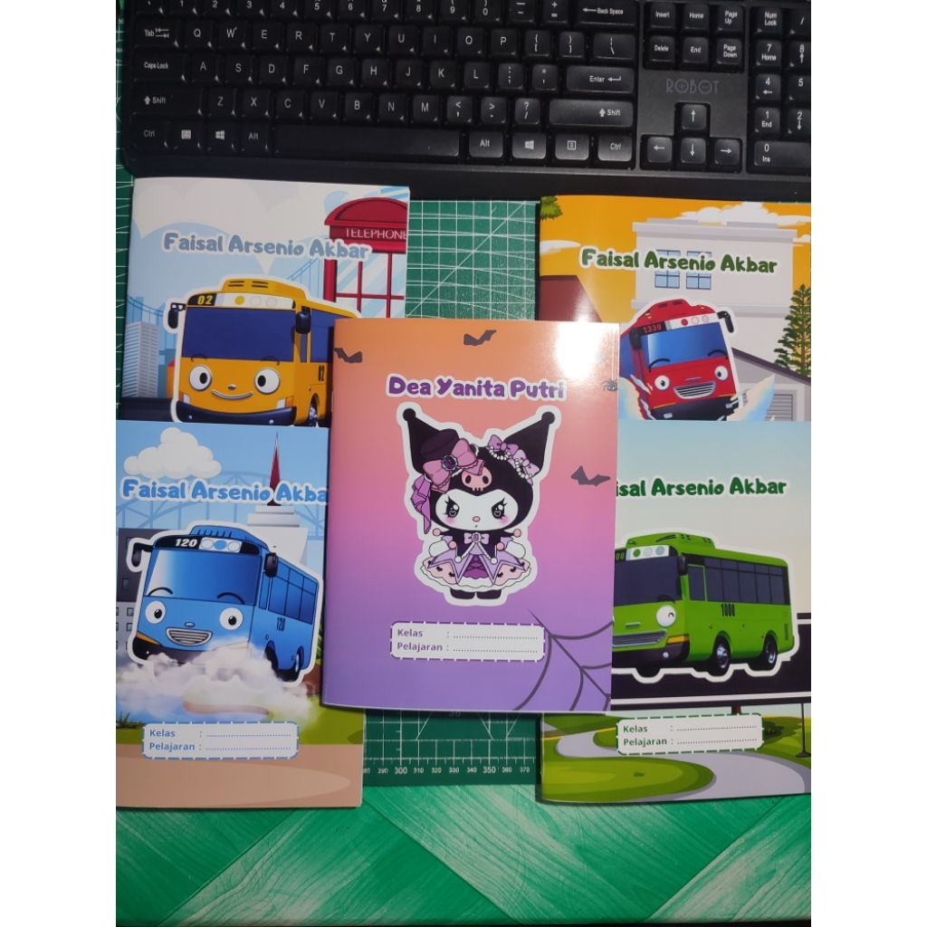 

Buku tulis custom F4 photo paper glossy keren sama kaya buku SiDu