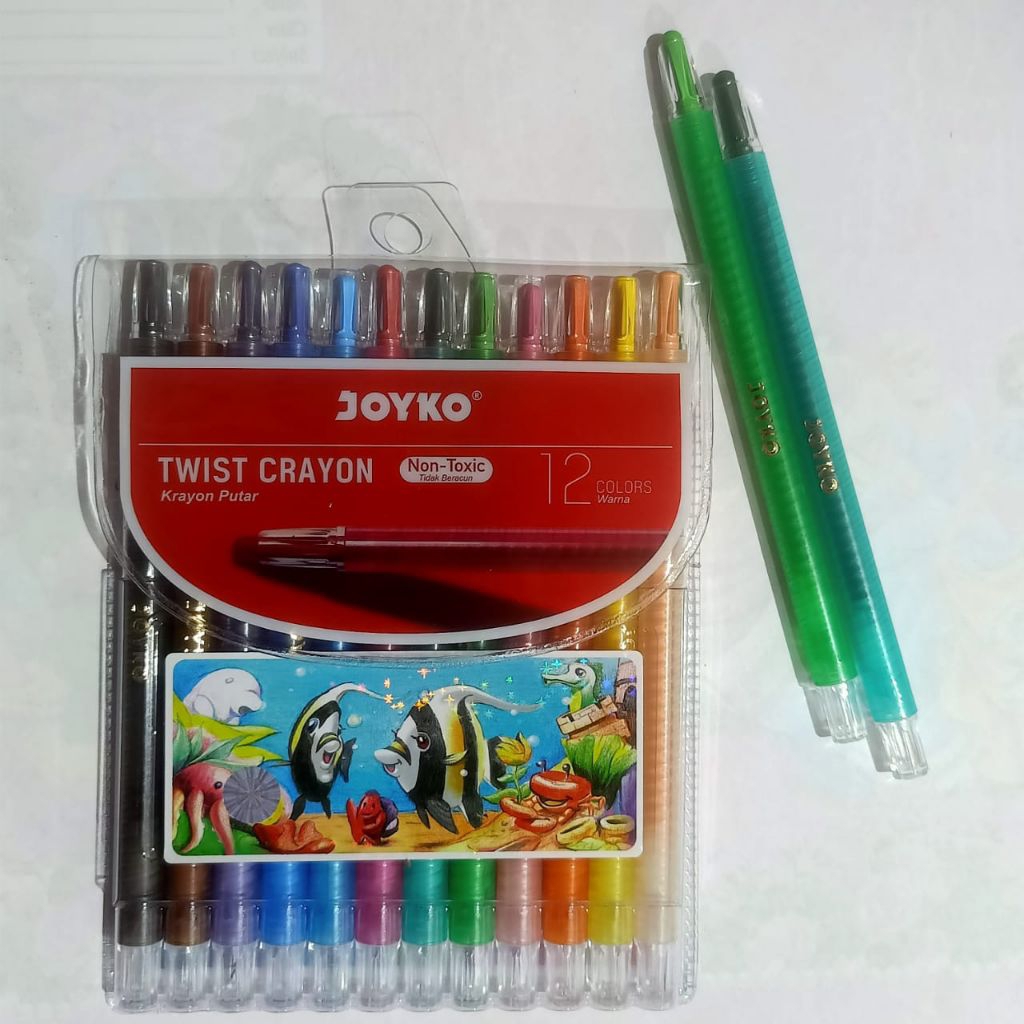 

CRAYON JOYKO PUTAR PANJANG WARNA || READY 12 & 24 WARNA