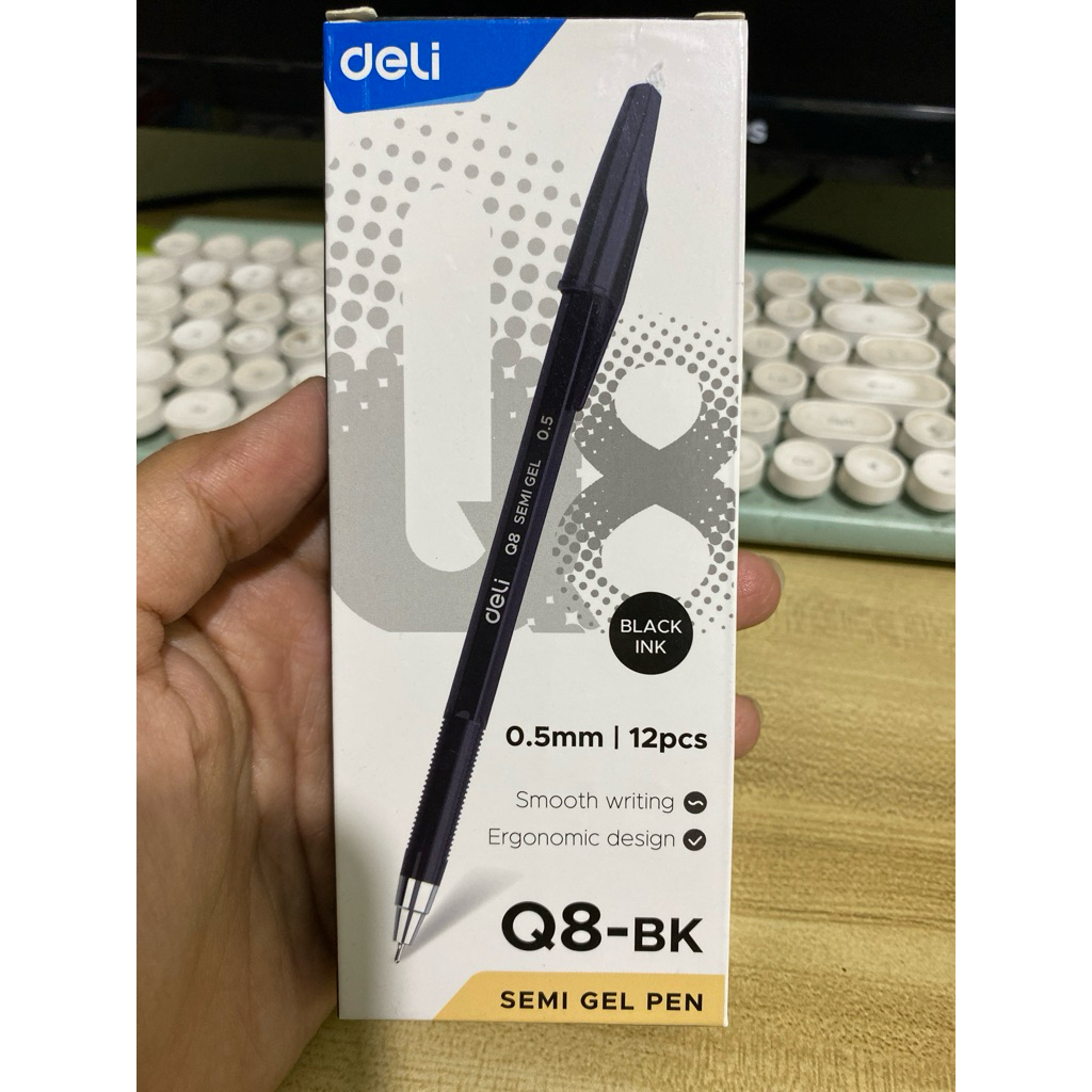 

Pena deli semi gel Q8-Bk isi 12 pcs