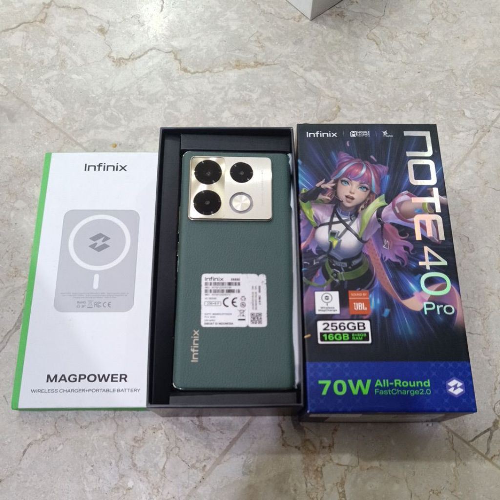 INFINIX NOTE 40 PRO 8/256 SECOND FULLSET