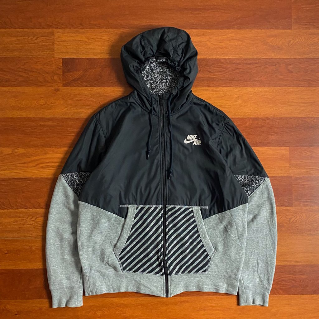 Neki air color block jacket ( XL ) pria