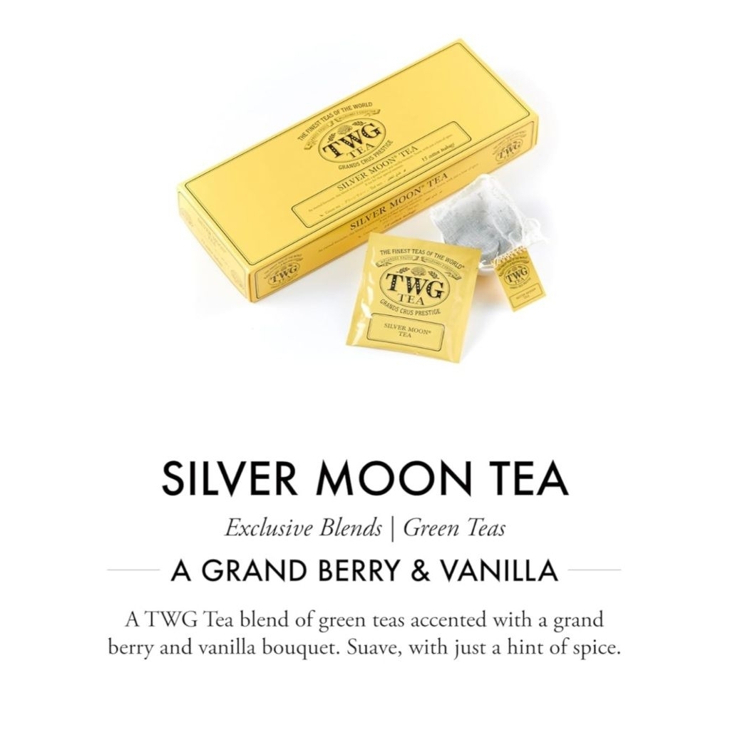 

TWG TEA ~ Silver Moon Tea (1 cotton teabag)