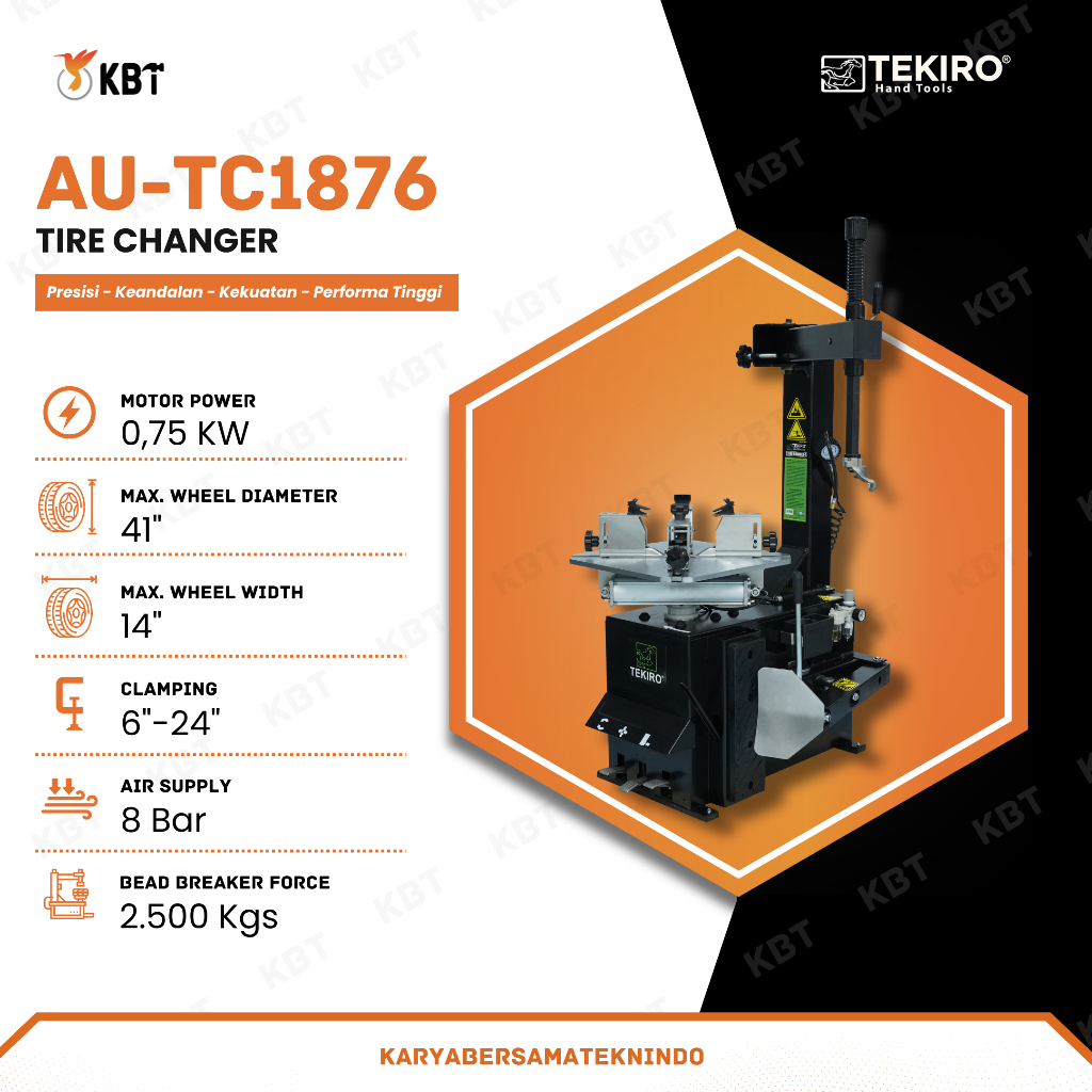 MESIN PENGGANTI BAN (TIRE CHANGER) TEKIRO 41"