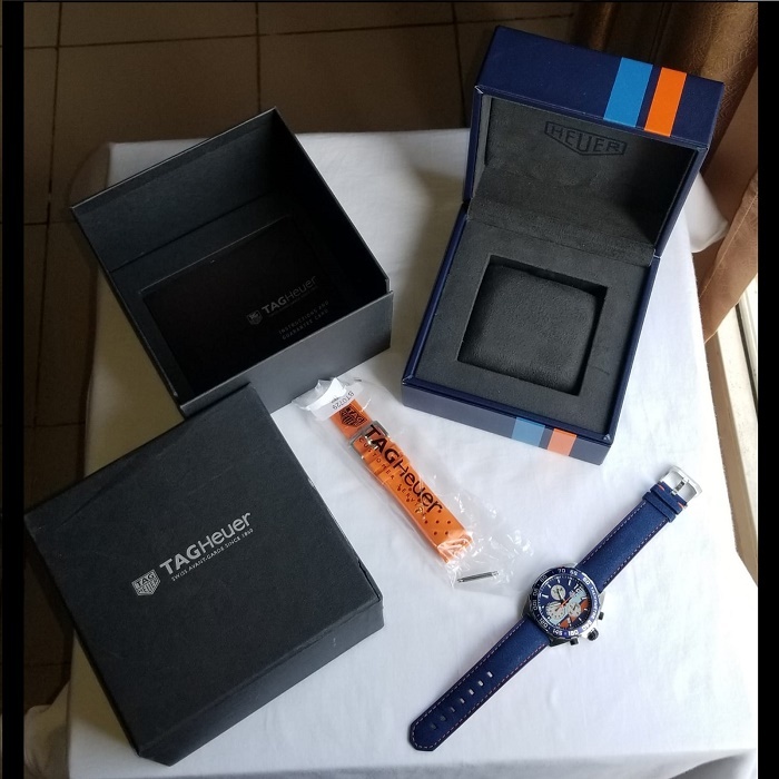 PRELOVED JAM TANGAN TAG HEUER FORMULA 1 GULF EDITION ORIGINAL